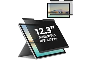 PYS 12,3 Zoll Surface Blickschutzfolie Magnetischer abnehmbarer Blickschutzfilter für Surface Pro 7+ / 7 /6 /5 /4
