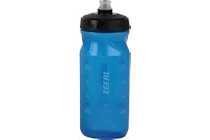 ZEFAL Sense Soft Borraccia Bici e MTB - Senza BPA - Borraccia Sportiva e Ciclismo Inodore e Leggera - 650ml, Azul Traslucido