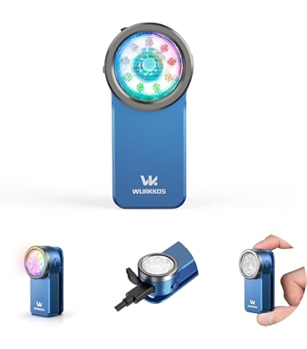 Lampe Frontale Wuben H1 Rechargeable – 1200 Lumens - Lumière Blanche Rouge Pêche Anti Moustique