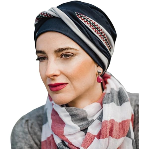 Turban Médical CAREBBELL – En Bambou Et Coton – Modèle Préformé Sans Coutures – Pour Perte De Cheveux, Chimiothérapie, Alopécie - 9