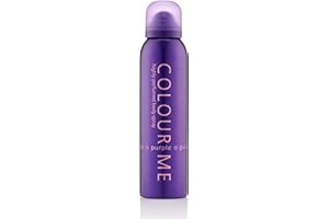 ‎COLOUR ME COLOUR ME Purple Perfume for Women. 150ml Body Spray, Luxury Fragrance - Womens Perfume, Long Lasting Fragrance for Women by Milton-Lloyd