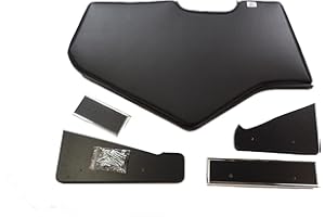 ‎KRAM-TRUCK KRAM-TRUCK Armaturenbrett-Abdeckung, LKW-Cockpit, TV-Rack, kompatibel mit Man TGX 2021 und Neuer, 10 mm Schaumstoff, Kunstleder, langlebig, verschleißfest, schwarz