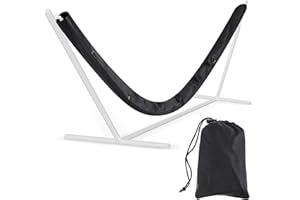 Ribbonlic Extra Long Waterproof Hammock Sleeve Protector 16 ft Lightweight and Compact Camping Hammock Storage and Cover, Black (Cover Only)