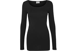 VERO MODA Damen Vmmaxi My Ls Soft Long U-Neck Ga Noos Langarmshirt
