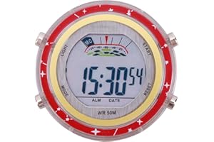 SCOOVY Fahrraduhr | wasserdichte Motorraduhr mit leuchtendem Zifferblatt am Lenker - Aufklebbare Motorrad-Montage-Digitaluhren für SUV, Auto, Fahrzeug