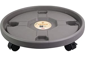 MONOZOZ Carro para Plantas con Ruedas Plataforma con Ruedas, Platos Pesados para Macetas con Base De Rodillos, Platillos para Macetas Grandes Y Pesados Carro para Plantas con Ruedas Transportador