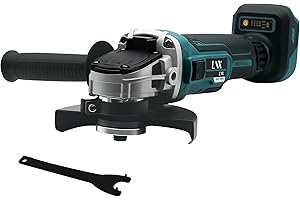 L1NXIXI Smerigliatrice angolare Makita 18 V, 8500 giri/min, 4 velocità variabili, disco abrasivo 125 mm, chiave levigatura/taglio/lucidatura