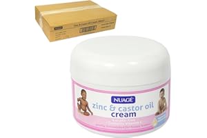 BYUP Nuage 12 Tubs Nappy Rash Cream - Natural and Effective Baby Rash Remedy with Castor Oil and Zinc Oxide