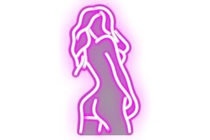 Wanxing Letrero de neón para mujer desnuda Led Sexy Back Luz de neón 15.7 "x 9" Decoración de arte Letrero de pared para el hogar Dormitorio Bar Sala de juegos Apartamento Pub Fiesta Usb Powered