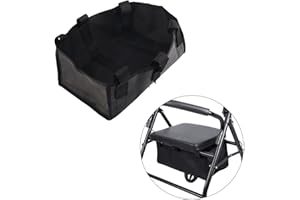 MUMISUTO Underseat Rollator Bag,4 Wheeled Walker Rollator Wheelchair Frame Storage Bag Organizer Pouch Storage to Walkers for Senoirs Accessories
