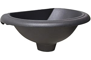 Fonderia Bongiovanni | Vasca a Muro | Fontanella da Giardino | Modello Olbia | Color Antracite | per Casa Giardino | Terrazzo Cucina | Fontanella a Muro | Fontana da Parete