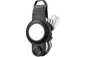 Spigen Valentinus Pro nyckelorganiserare designad för AirTag-fodral, hållare, nyckelring, nyckelring upp till 5-6 nycklar