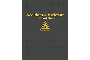 Accident & Incident Report Book: Reporting Log Book to Record and Track Accidents and Incidents for Workplace Health & Safety - Large A4 Professional Series