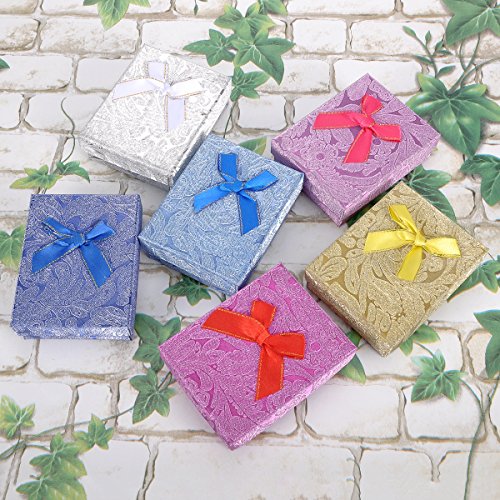 HooAMI Geschenkbox Schachtel Karton Aufbewahrungsbox Etui mit Schleife - 3