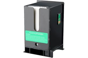 Dogepro Wartungsbox kompatibel mit Epson WorkForce WF-3620DWF WF-3640DTWF WF-7110DTW WF-7210DTW WF-7610DWF WF-7620DTWF WF-7710DWF WF-7720DTWF T6711 und C13T671100