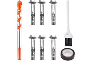 XINGRUN Expansion Screw Bolts M8 X 60mm External Hex Nut 304 Stainless Steel Expansion Sleeve Anchor Bolt Heavy Duty Fixing Anchors(6 Pcs)