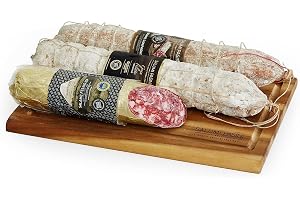 Passione Salame Trio Salumi Pasini® presentfat | Campagnolo Salami 600g + Gran Filetto Salami 700g + Felino SGB Salami skiva 350g