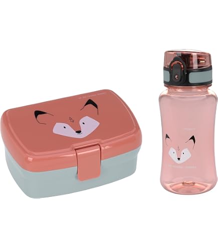 Boîte à Goûter Personnalisable La Belle Et La Bête - 18x13x6cm - Micro-ondable - Sans BPA