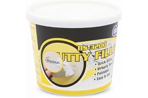 Hasanat Essentials Bossil All-Purpose Putty – Quick Drying Wall Filler for Drywall, Interior & Exterior Surfaces, Paintable & Non-Shrinking, 500g (Putty Filler White)