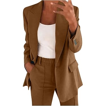 Giacca Cappotto Donna Classico - Blazer Lungo Foderato, Elegante E Caldo