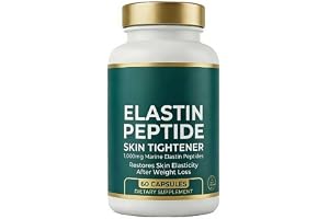 Elastinpeptid hudåtstramning, 60 st marint proteinkomplex, stöd för hudens elasticitet, dagligt näringsstöd, för vuxna