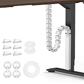 Mimoke Spine Cable Organizer Cable Management Magnetic Channel Modular Under Desk Cable Organizer Rectangular Design for Cabl