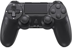 YCCTEAM Wireless Controller for P4, P4 Pro Controller for P4 Slim/Pro/PC Console, Dualshock 4 With Touch Pad/Dual Vibration/Motion Control/Audio Function