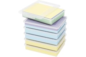 Lifewit 6-pack mångsidig förvaringslåda i plast med låsbara lock, förvaring av A4-papper, klassrumsorganisation, förvaring av brädspel, hantverk, dokument, tidskrifter, konsttillbehör