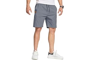 JustSun Pantaloncini Uomo Estivi Shorts Uomo con Tasche Cotone Leggero