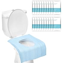 Copriwater Usa E Getta Androxeda – 20 Pezzi In Carta Di Polpa, 60x40 Cm, Ipoallergenici E Biodegradabili, Per Viaggi E Bagni Pubblici