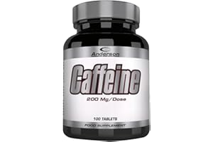 ANDERSON PROFESSIONAL SPORT SUPPLEMENTS Anderson Integratore Alimentare Anderson Caffeine Caffeina - 100 Compresse