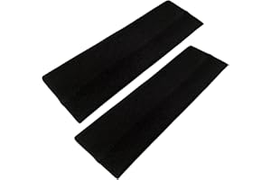 WESTEND CHOICE 7cm Wide Headbands 2 Pack Plain Stretchy Hairband Unisex Kylie Headband Bandeau Gym Exercise Headbands for Women & Men Soft Yoga Head Band (Black)