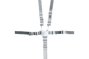 FAGENT Hochstuhl Gurt 5 Punkt Sicherheitsgurt Tripp Trapp, Verstellbare Hochstuhlgurte Universal Haltegurt Anschnallgurt Multifunktional Kinderschutzgurt für Baby Kindersitz Kinderwagen Kinder Buggy