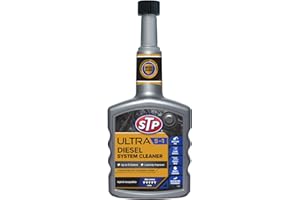 STP Ultra 5 in 1 Diesel Fuel System Cleaner 400ml , Restores Power and Protects your Engine, Enhances Fuel Economy, Mechanical Car Cleaning Products, Concentrated Cleaning Formula, Made in the UK