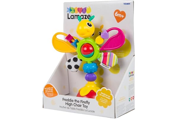 LAMAZE Freddie the Firefly Table Top Baby Toy, Babies Toy for Sensory Play, Suitable for Boys & Girls from 6 Months+