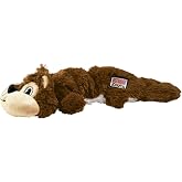 Kong KONG &ndash; Scrunch Knots Squirrel &ndash; Toy with Internal Anti-Break Strings | Unstuffed plush dog toy with internal knotted rop