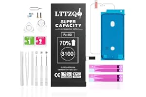 LTZGO Ersatz Akku Kompatibel Mit Iphone 8 A1863, A1905, A1906 Hoher Kapazität Mit 70% Mehr 3100mah Werkzeug Reparatur Set Adhesive Kleber 2 Jahr Garantie