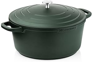 Westinghouse PERFORMANCE SERIES WCCC0095028SG - Pentola per cottura a induzione, adatta a tutti i piani cottura e al forno, incluso il supporto per manici, verde, WCCC0095028SG