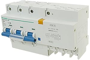 Aexit Interruttore differenziale per messa a terra 3P + N per montaggio su guida DIN DZ47LE-100 AC 400V 100A ID: 775600