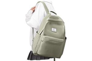 BOXSAM Schulrucksack Damen, Leichter Rucksack 14 Zoll Laptop Reiserucksack, Causal Travel Schultaschen für Mädchen Jungen Teenager, Bookbag College Boys Men Work Daypack