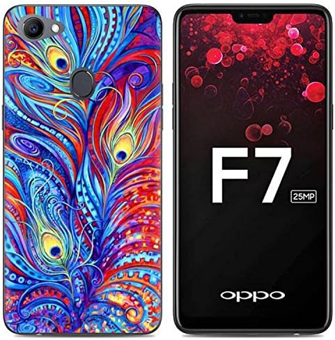 Yrlehoo For Oppo F7, Soft Silicone Case for Oppo F7 Case Cover Etui Protect Backcase Protection, feather (Only for Oppo F7)