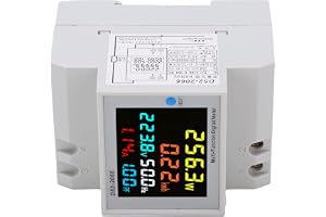 D52-2066 Wattimmätare AC40.0-300.0V / AC0-100.0A Effektmätare Smart enfas energimätare för kemisk industri, kraftverk, DOS-sy