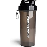 Smartshake Lite Protein Shaker şişe 1000 ml | sızdırmaz Gym Shaker i&ccedil;ecek şişesi, protein karışımları i&ccedil;in | Şeffaf PP su şiş