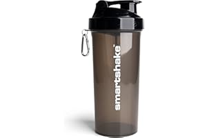 SmartShake Shaker Lite Series, Glossy Black - 1000 ml.