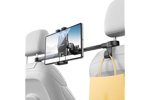 JOYROOM Uchwyt samochodowy na tablet [dwustronne mocowanie] uchwyt samochodowy na tablet z metalowym ramieniem, uchwyt samochodowy do iPada o przekątnej ekranu 4,7-12,9", tabletów i smartfonów, z 2