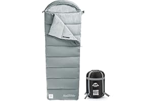 Naturehike Śpiwór Dorosły Prostokątny śpiwór Śpiwór 3-sezonowy Lekki Wodoodporny Do użytku wewnątrz i na zewnątrz dla dzieci Nastolatki lub dorośli do wędrówek Z plecakiem i na kempingu