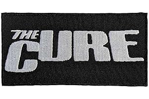 ROCK OFF OFFICIALLY LICENSED PRODUCTS The Cure Band Logo Woven Patch Accessory Size