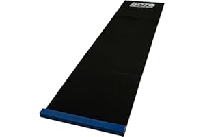 KOTO DARTS KOTO - Puzzle Dart Mat 237 x 60 cm, Foam Darts Mat with Raised Oche, for Beginners & Professionals, For Steel & Soft Darts