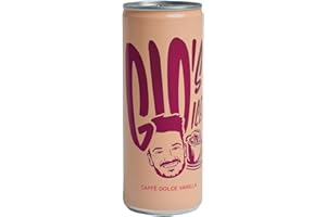 ‎BLACK INSOMNIA COFFEE 12 x GIO'S ICED Coffee Dolce Vanilla I Italienischer Kaffeegenuss by Giovanni Zarrella I Eiskaffee in Dosen I 100% natürlicher Energy Drink I frei von Zusatzstoffen, mild und bekömmlich I 12 x 250 ml