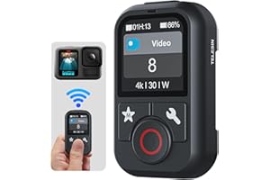 OBEST Remote Control für GoPro, Action Kamera Zubehör, Kompatibel mit der kabellosen Bluetooth-Fernbedienung mit Color Display, Smart Wireless Controller Kompatibel mit Go Pro 13 12 11 10 9 8 Max